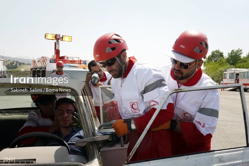 Training operation of Iranian Red Crescent Society