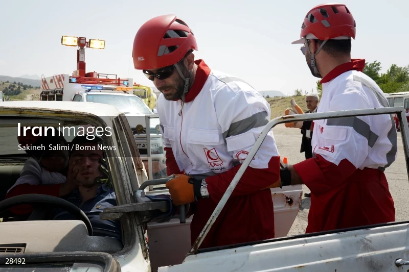 Training operation of Iranian Red Crescent Society