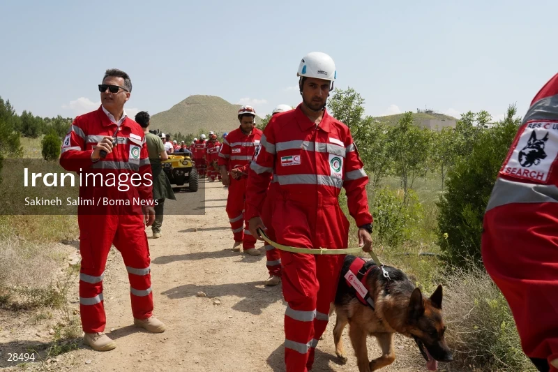 Training operation of Iranian Red Crescent Society