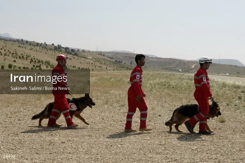 Training operation of Iranian Red Crescent Society