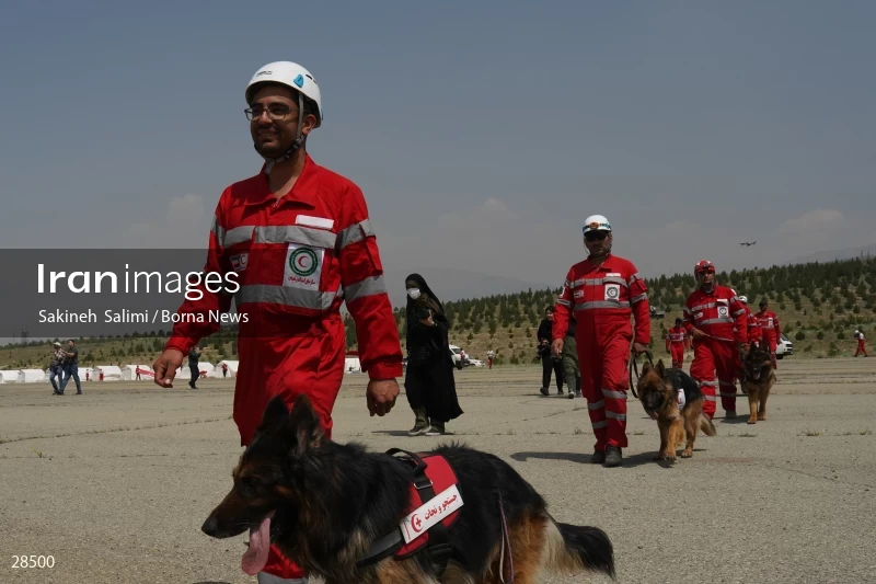 Training operation of Iranian Red Crescent Society