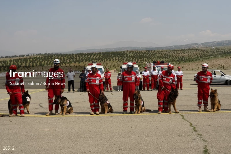 Training operation of Iranian Red Crescent Society
