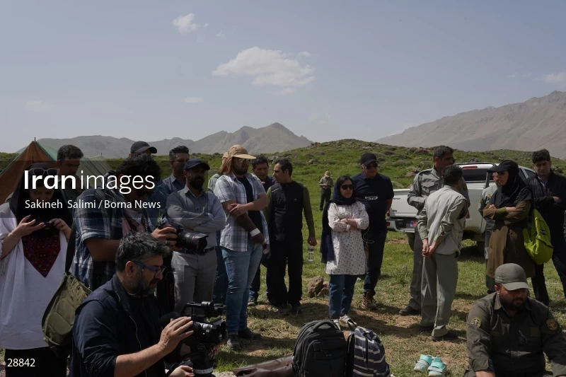 Releasing several species of birds in Lar National Park