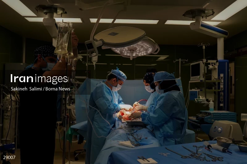 Organ donation surgery in Masih Daneshvari hospital