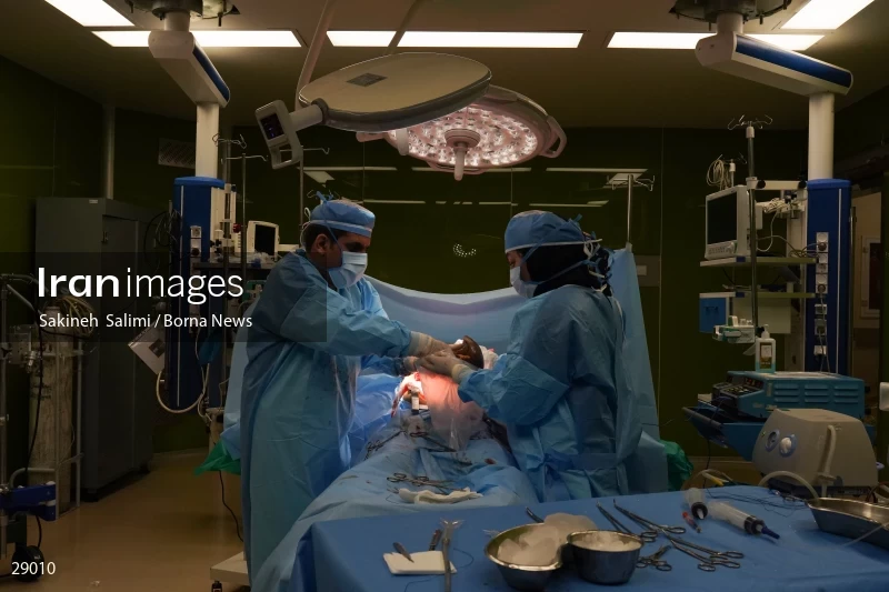 Organ donation surgery in Masih Daneshvari hospital