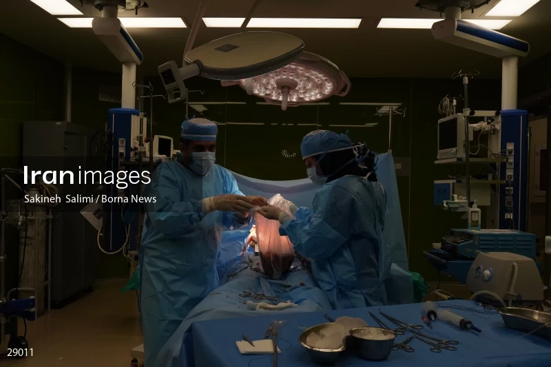 Organ donation surgery in Masih Daneshvari hospital