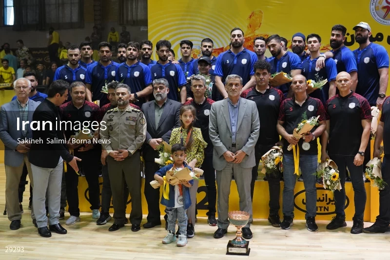 Sepahan is the champion of Iran Men`s Premier Handball League
