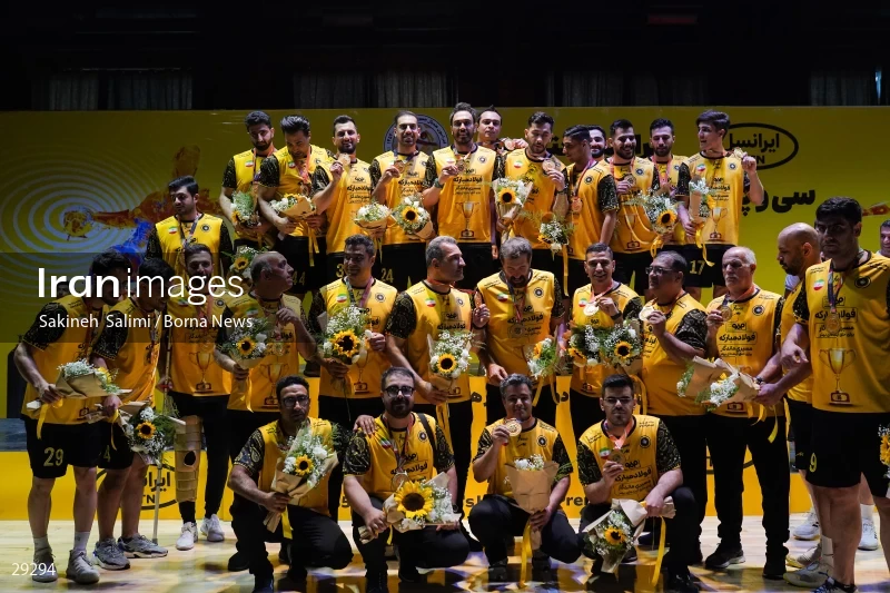 Sepahan is the champion of Iran Men`s Premier Handball League