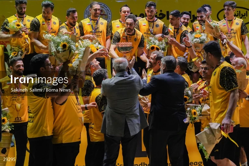 Sepahan is the champion of Iran Men`s Premier Handball League