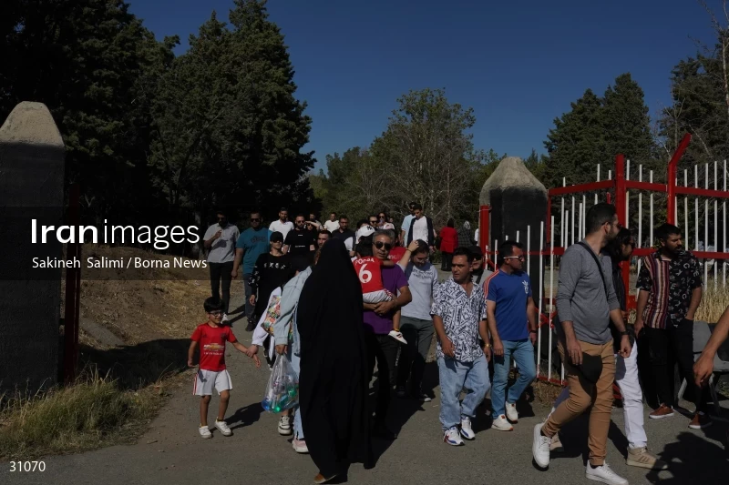 Gathering of classic cars in Tehran