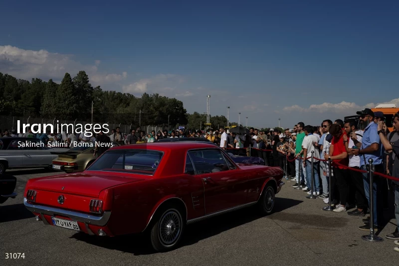 Gathering of classic cars in Tehran