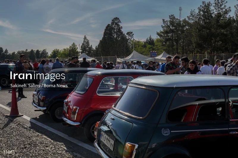 Gathering of classic cars in Tehran