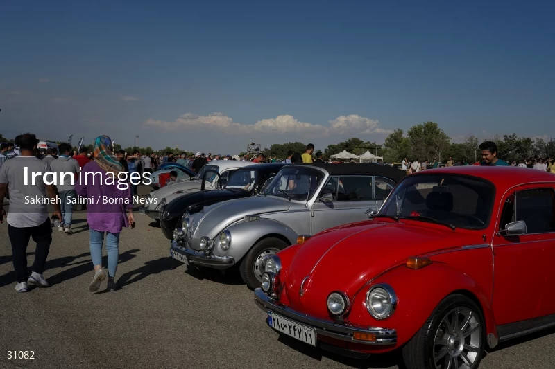 Gathering of classic cars in Tehran
