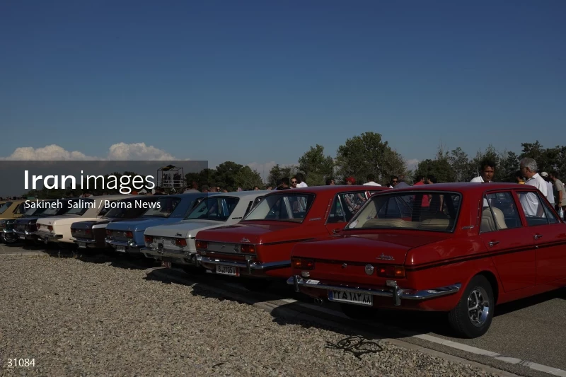 Gathering of classic cars in Tehran