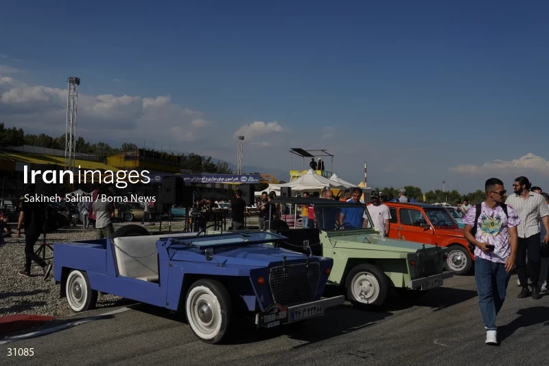 Gathering of classic cars in Tehran