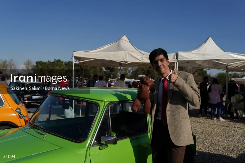 Gathering of classic cars in Tehran