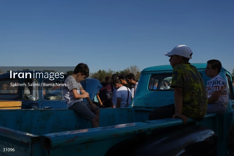 Gathering of classic cars in Tehran