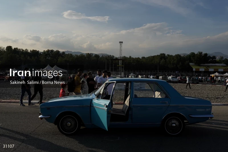 Gathering of classic cars in Tehran