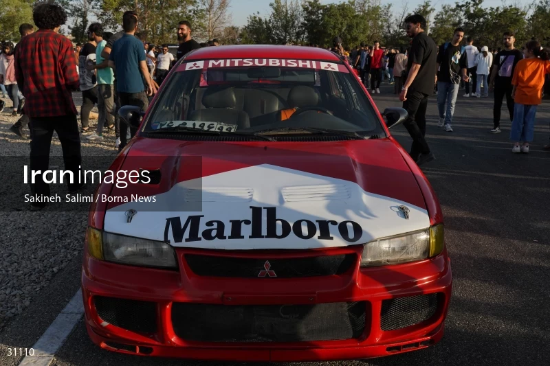 Gathering of classic cars in Tehran