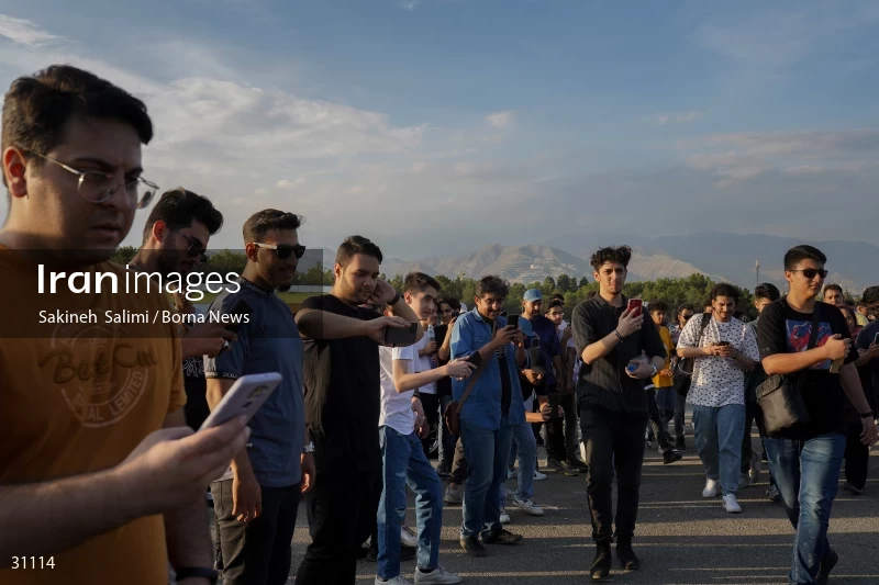 Gathering of classic cars in Tehran