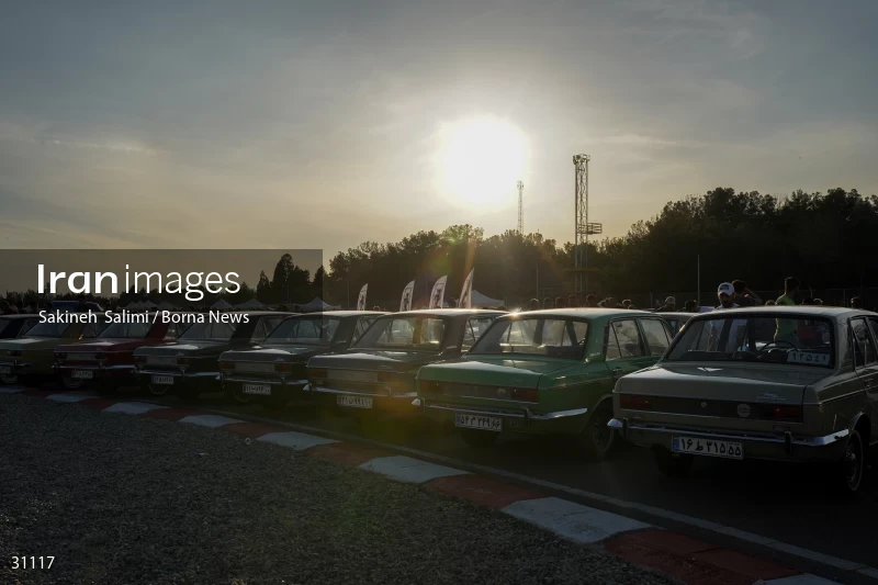 Gathering of classic cars in Tehran