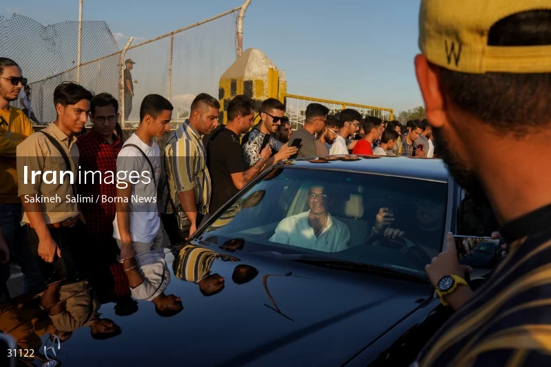Gathering of classic cars in Tehran
