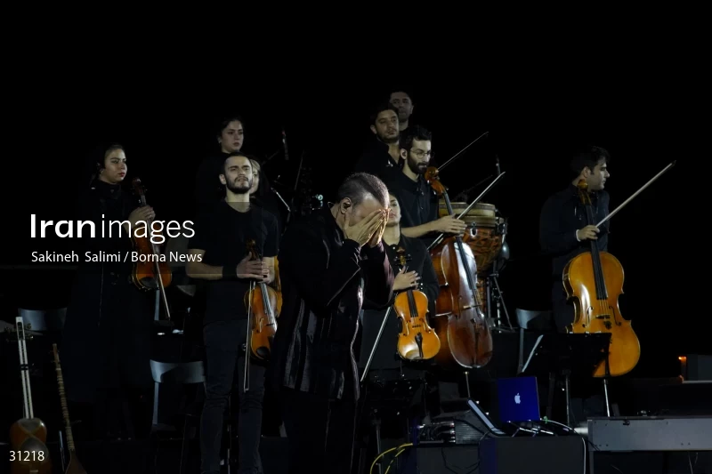Alireza Ghorbani's concert in Saad Abad cultural and historical complex