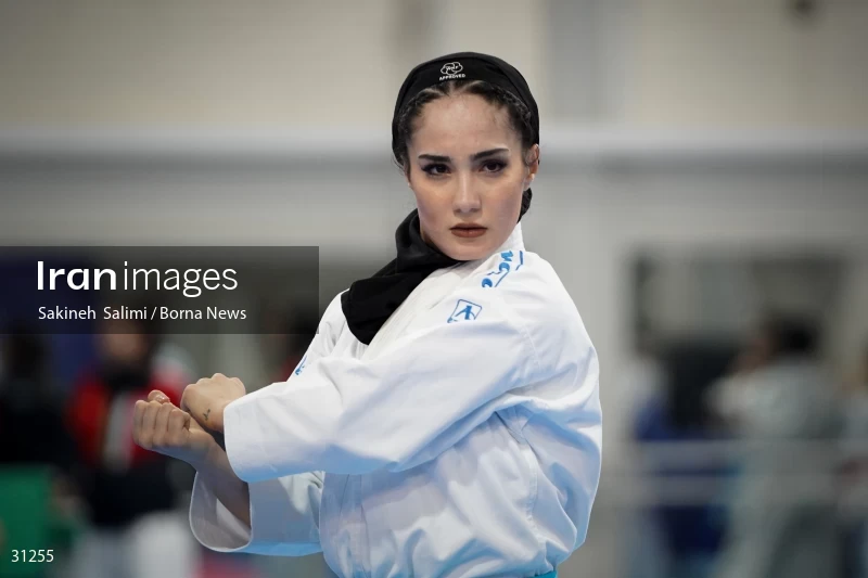 The girls' national karate team selection competition