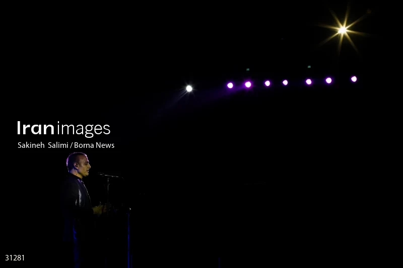 Alireza Ghorbani's concert in Saad Abad cultural and historical complex