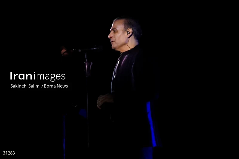 Alireza Ghorbani's concert in Saad Abad cultural and historical complex