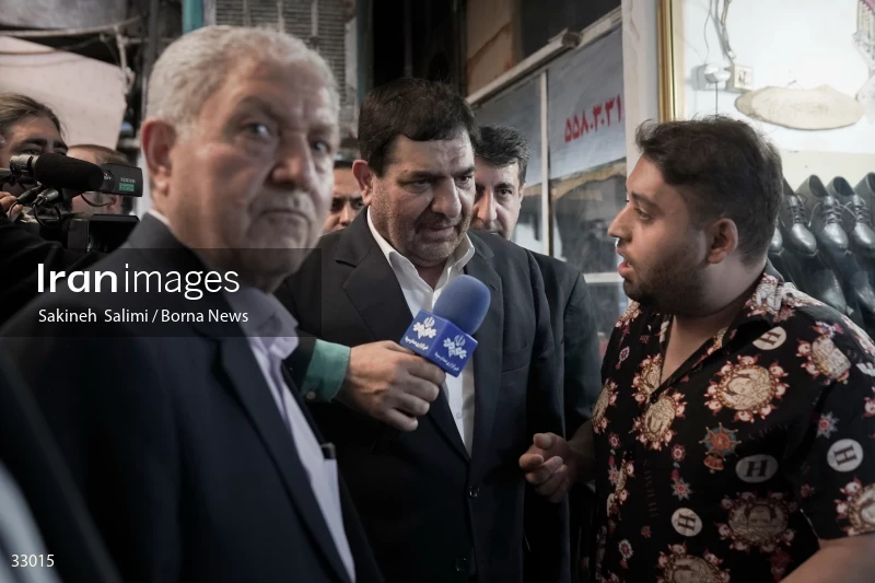 First vice president visits Pachenar Bazaar in Tehran