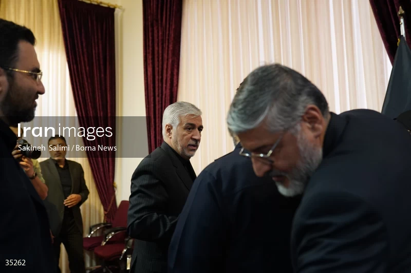 Honoring session of Hamid Sajjadi and introduction of Kioumars Hashemi as the Acting Minister of Sports and Youth