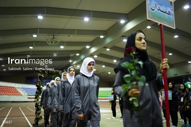 The opening ceremony of sports competitions for students with hearing impairments