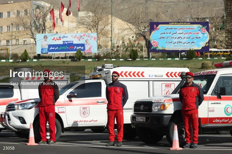 The traffic and safety services exercise of the Nowruz