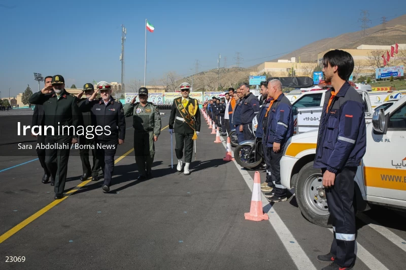 The traffic and safety services exercise of the Nowruz