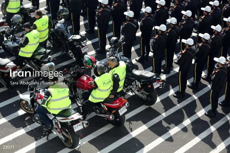 The traffic and safety services exercise of the Nowruz