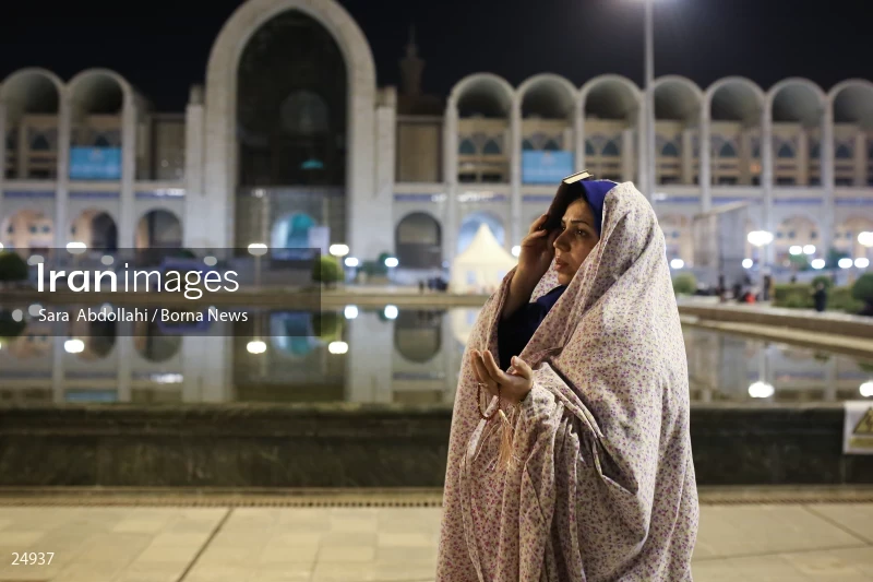 Qadr Night in Tehran Mosalla - 19th day of Ramadan