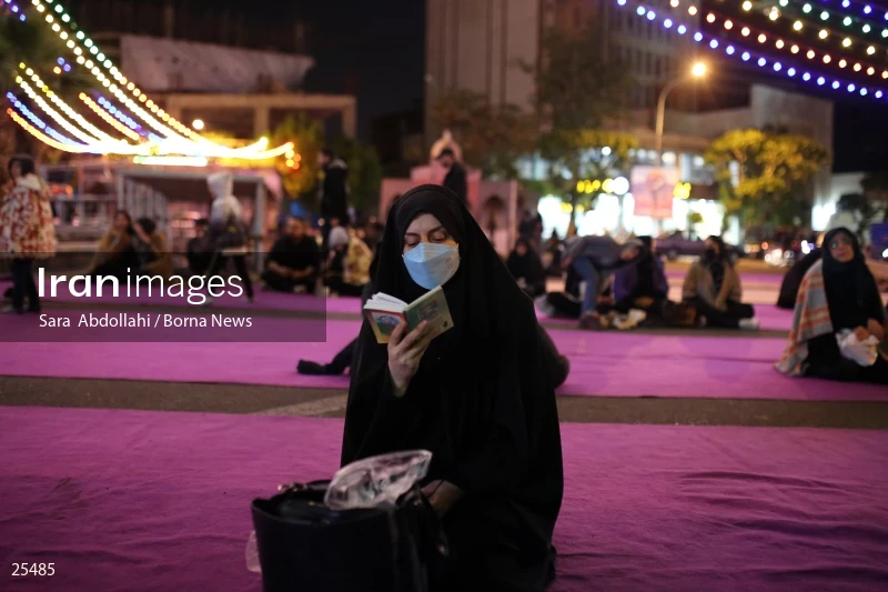 Qadr Night in Tehran Palestine Square (23rd day of Ramadan)