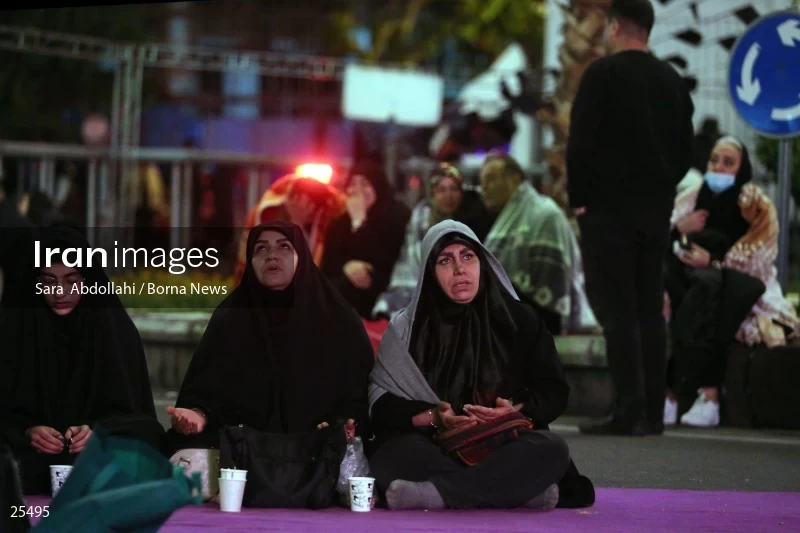 Qadr Night in Tehran Palestine Square (23rd day of Ramadan)