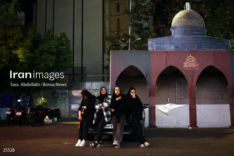 Qadr Night in Tehran Palestine Square (23rd day of Ramadan)