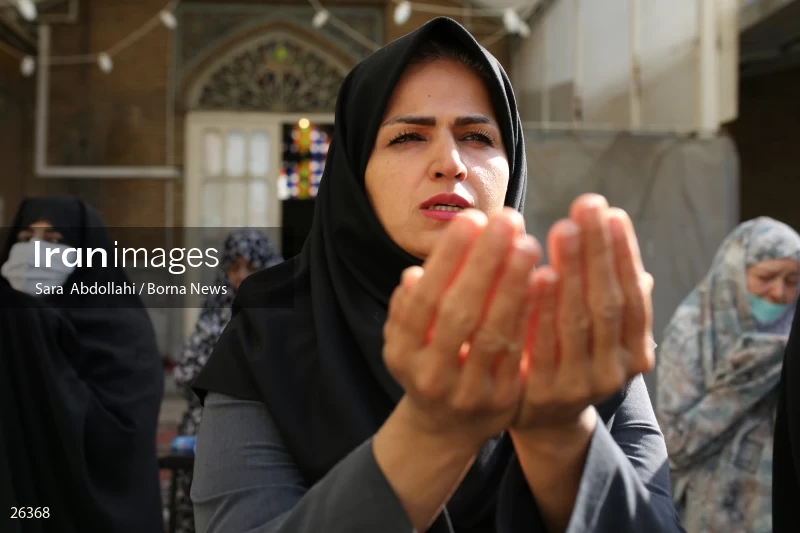 Iranians perform Eid al-Fitr prayers in Tehran