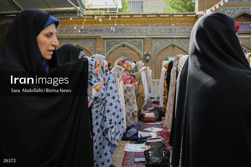 Iranians perform Eid al-Fitr prayers in Tehran