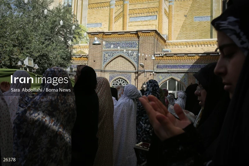 Iranians perform Eid al-Fitr prayers in Tehran