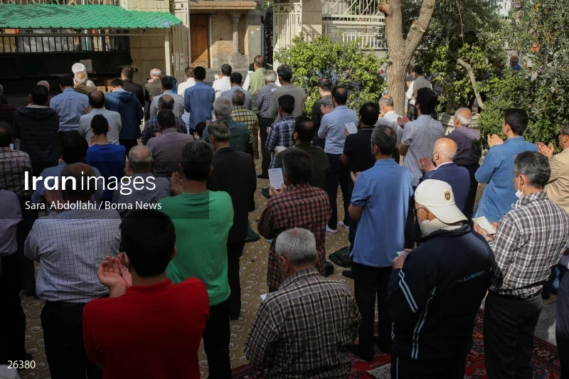 Iranians perform Eid al-Fitr prayers in Tehran