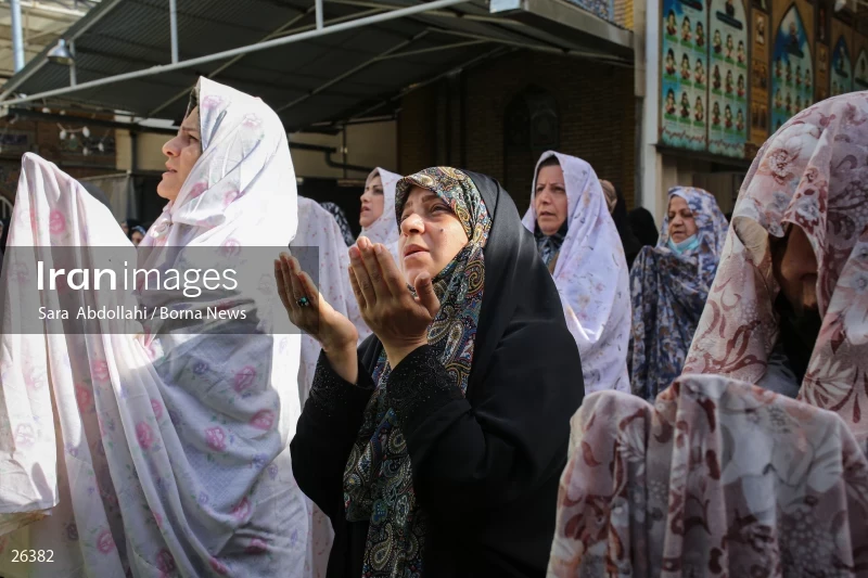 Iranians perform Eid al-Fitr prayers in Tehran