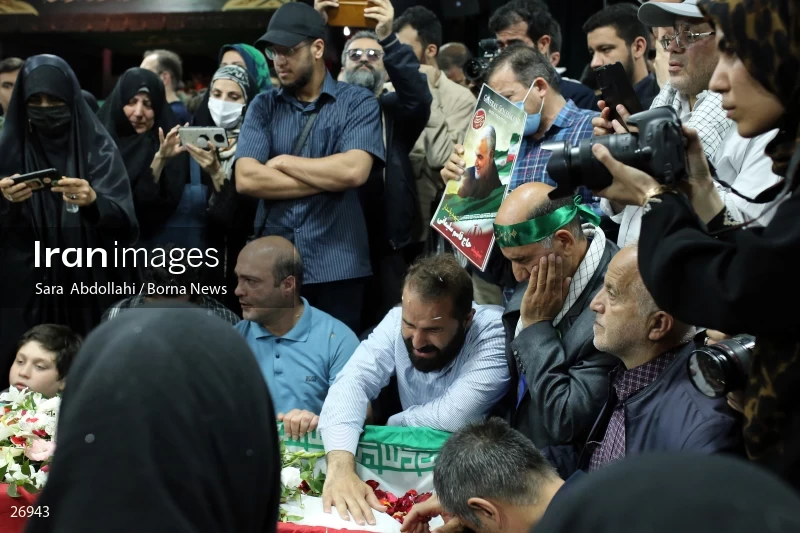Funeral ceremony of martyr Johnny Bet Oshana