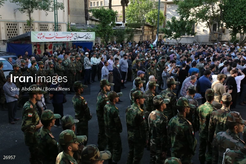 Funeral ceremony of martyr Johnny Bet Oshana