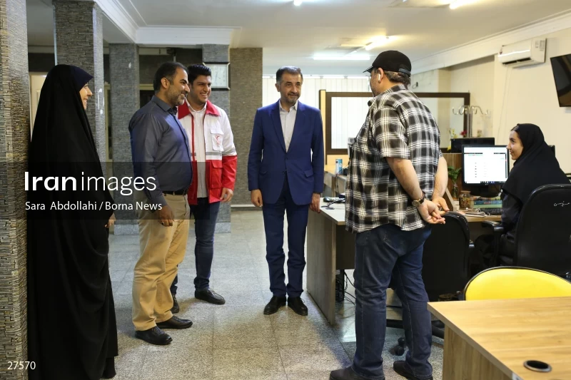 Shahrokh Ramin, the head of Pharmaceutical Complex of Iranian Red Crescent Society