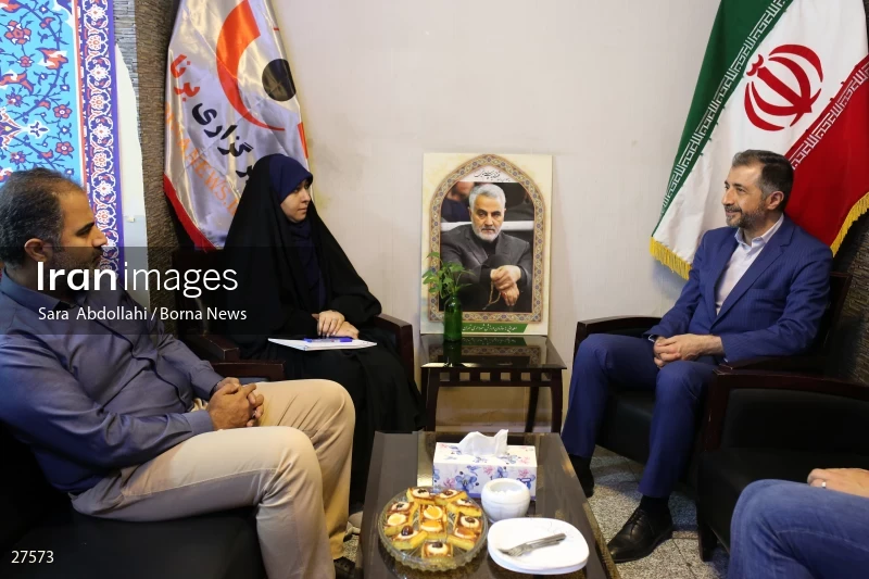 Shahrokh Ramin, the head of Pharmaceutical Complex of Iranian Red Crescent Society