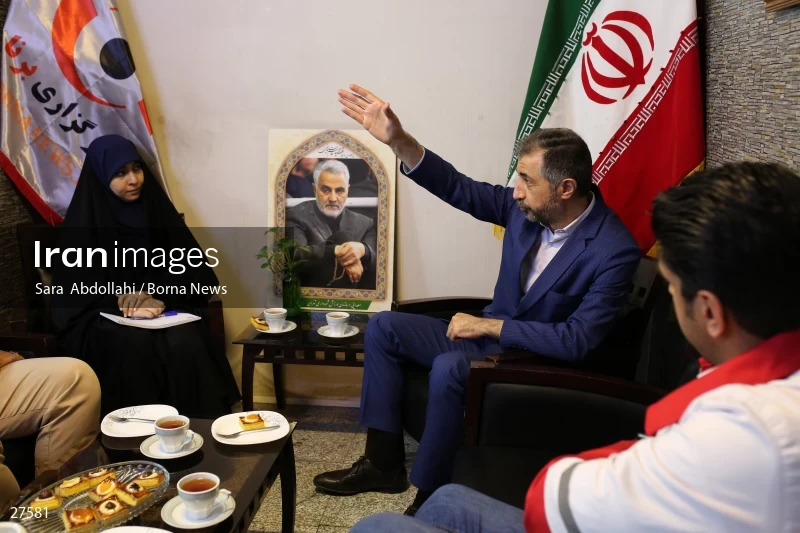 Shahrokh Ramin, the head of Pharmaceutical Complex of Iranian Red Crescent Society